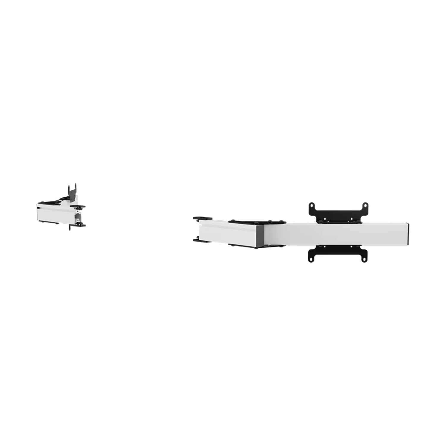Simgasm Apex Monitor Stand Side Arms: single stand expanded to three monitors
